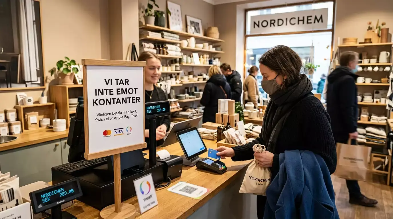 Kontantfritt Sverige i siffror