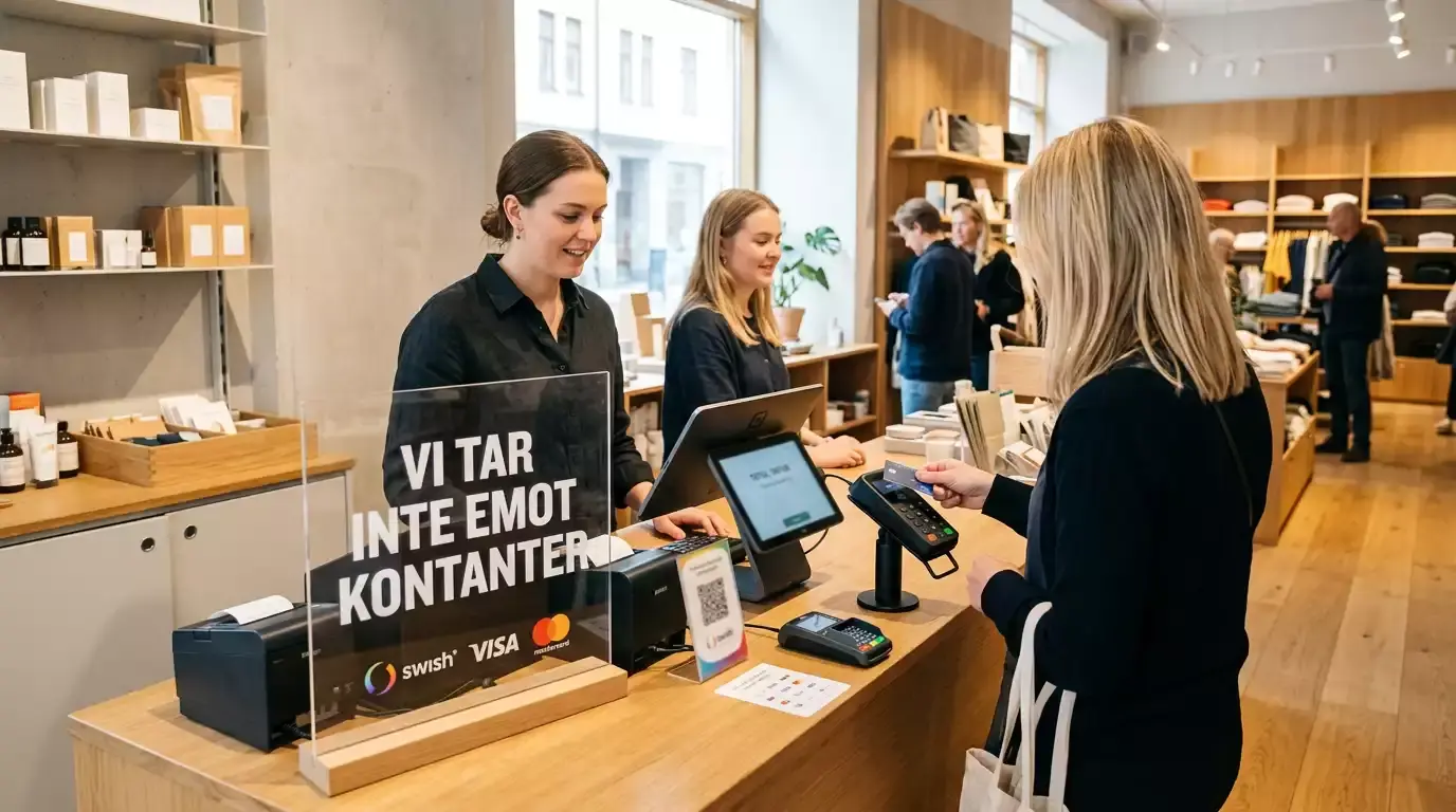 Kontantfritt Sverige och Swish-casinon