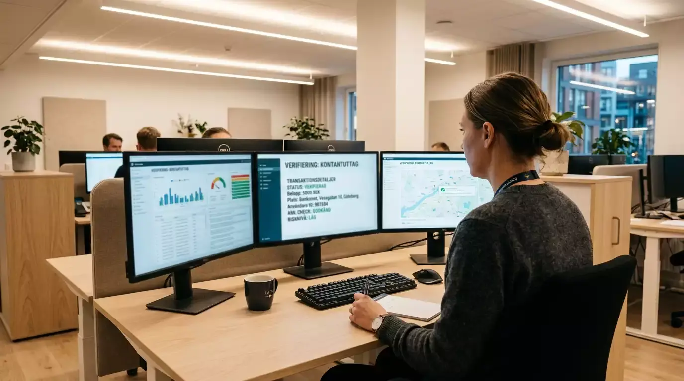 Operatörens verifieringskö - automatiserad kontroll vid uttag