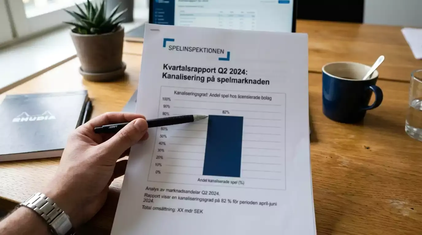 Kanaliseringsstatistik för svenska casinon