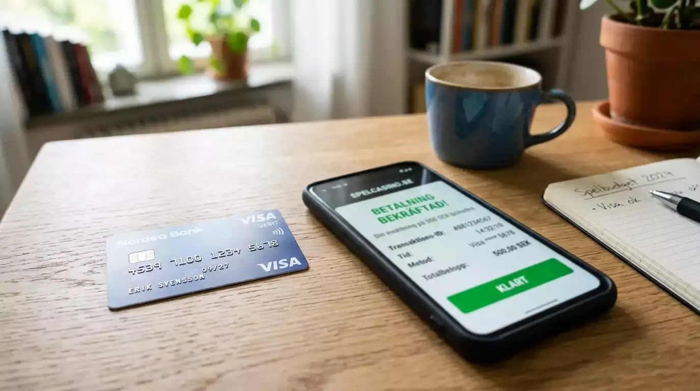 Betalkort (debit) fungerar fortfarande på casino