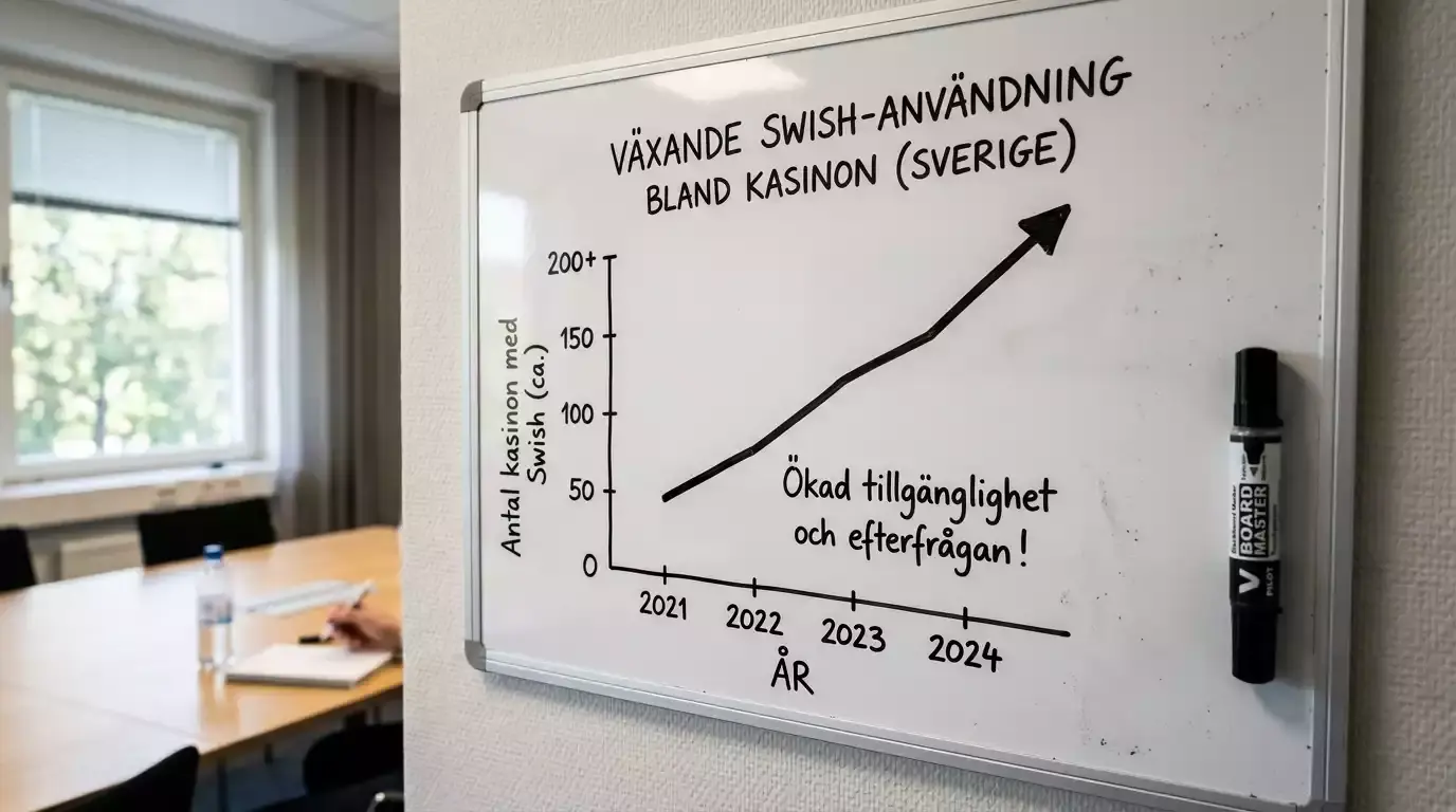 Framtida tillväxt av Swish bland casinon