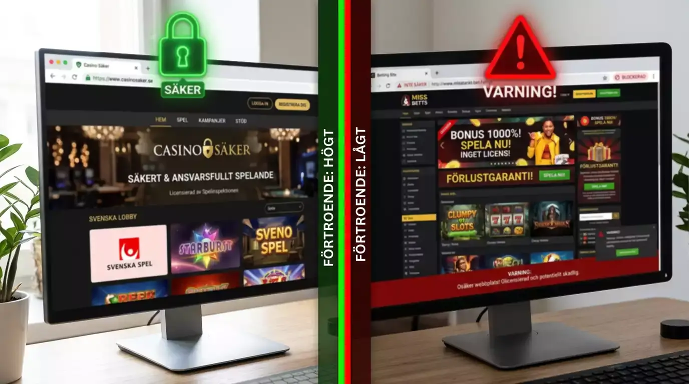 Skillnaden mellan licensierat och olicensierat casino