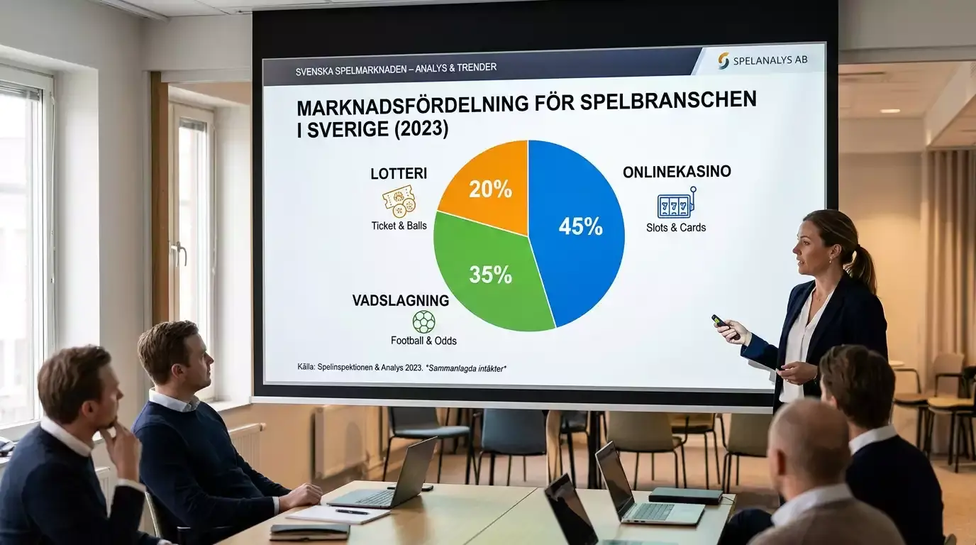 Marknadsandelar mellan onlinesegment
