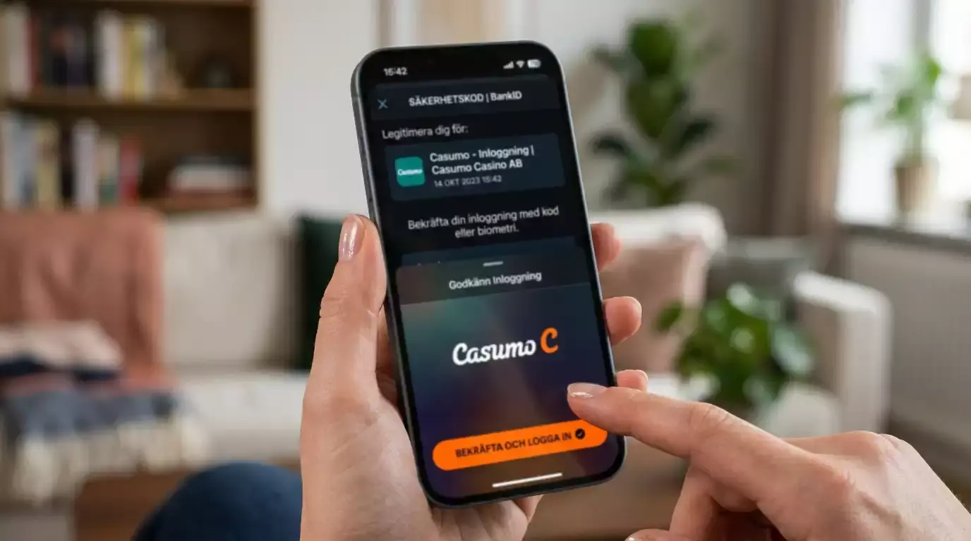 BankID-autentisering på mobil casino