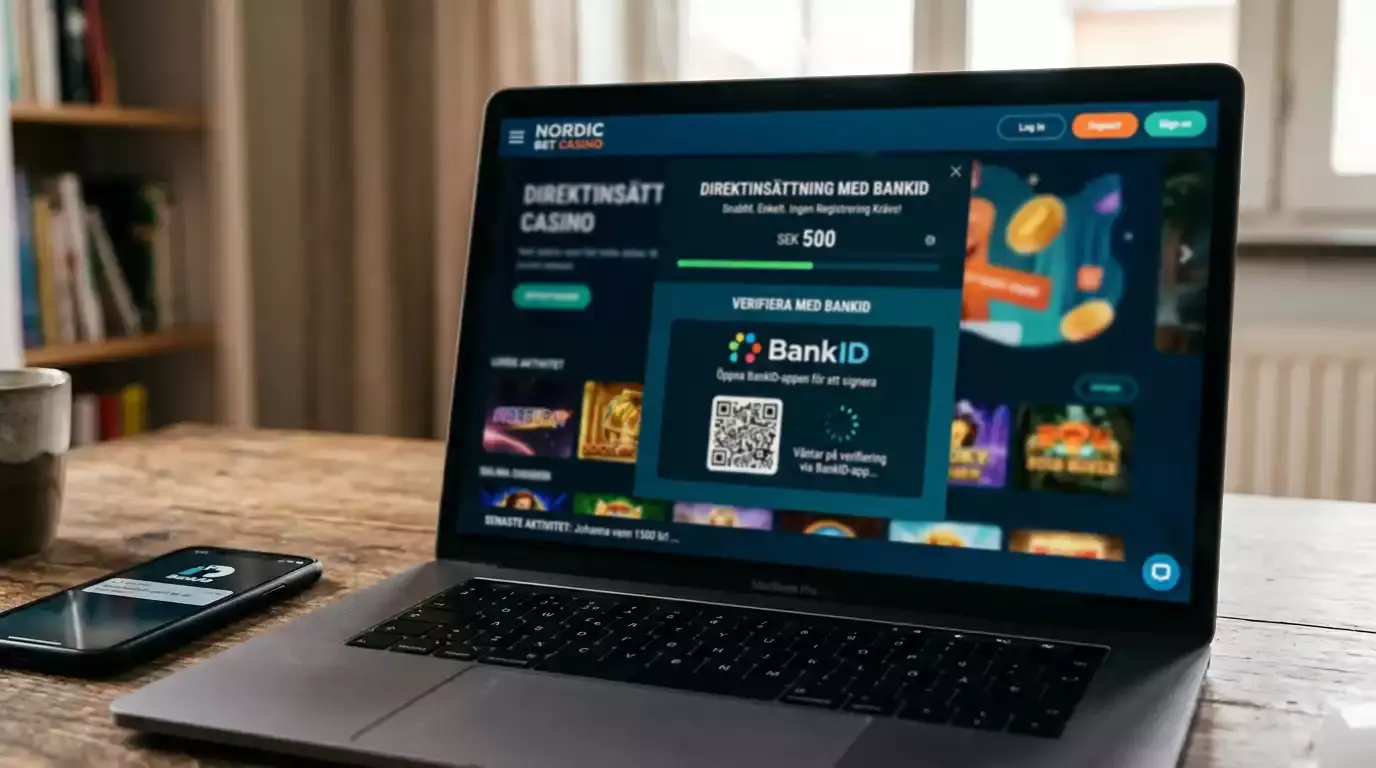 Direkt insättning via Pay N Play och Swish