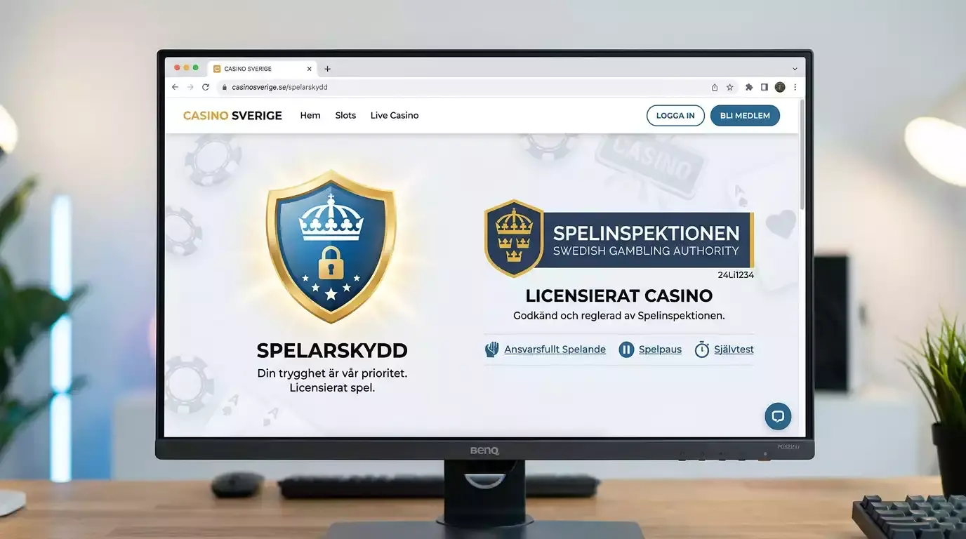 Spelarskydd på licensierade casinon