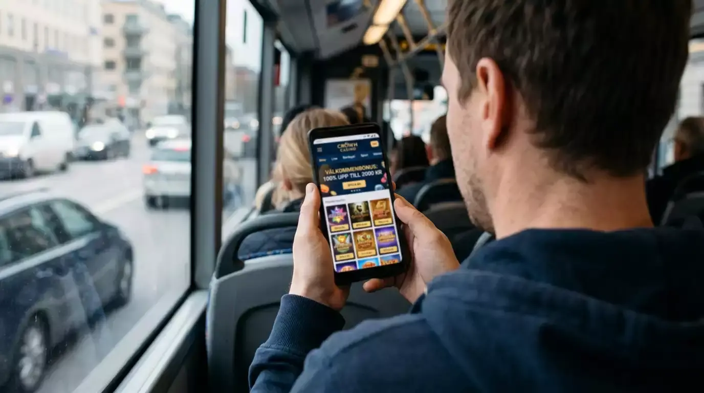 Mobilanpassat casino med Swish-stöd