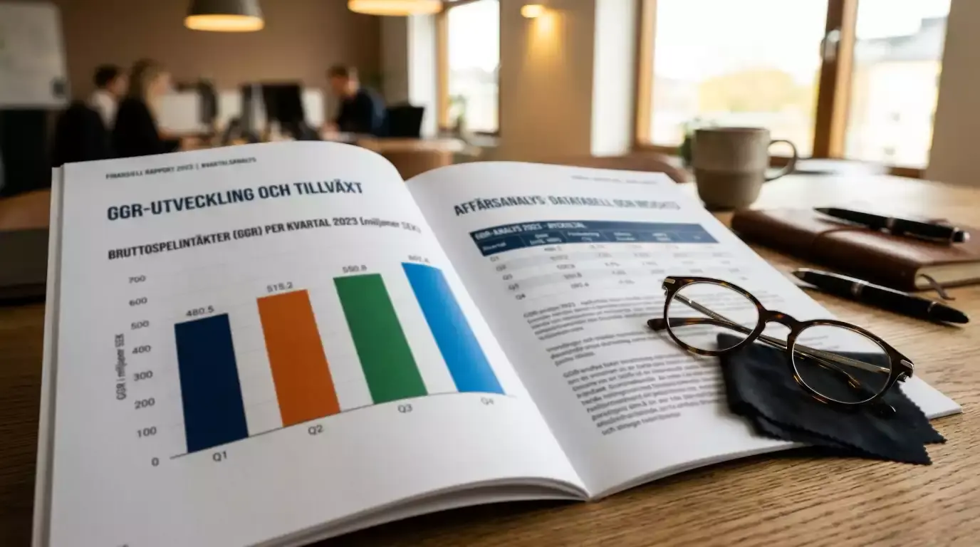 Svensk casinomarknad och GGR-data 2026
