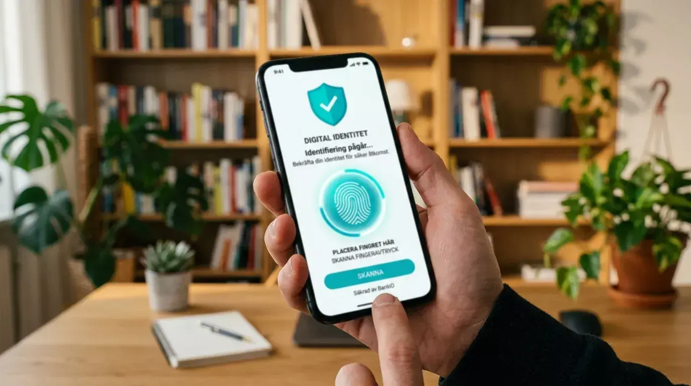 Steg-för-steg-process för en Swish-insättning med BankID-verifiering