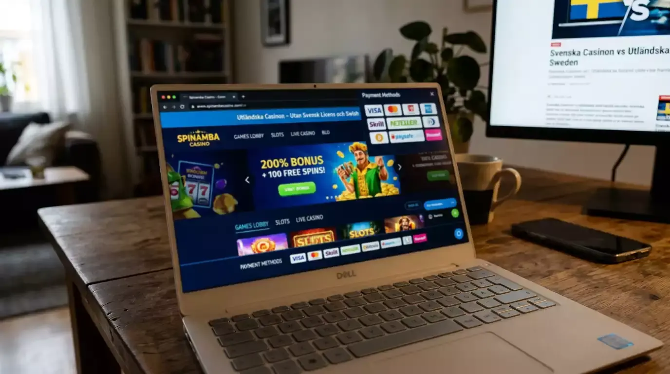 Olicensierat casino utan Swish-betalning