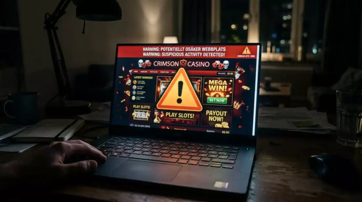 Risker med olicensierade casinon utan Swish