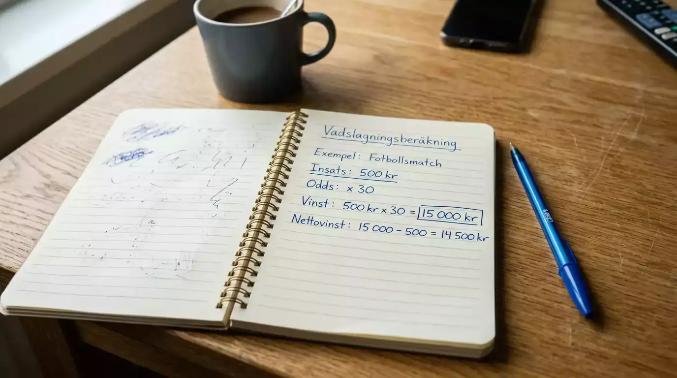 Beräkningsexempel för omsättningskrav