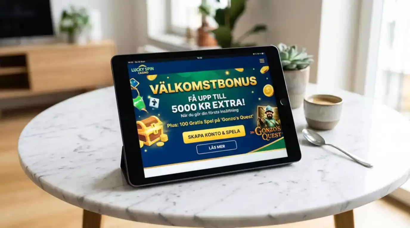 Välkomstbonus på ett svenskt Swish-casino